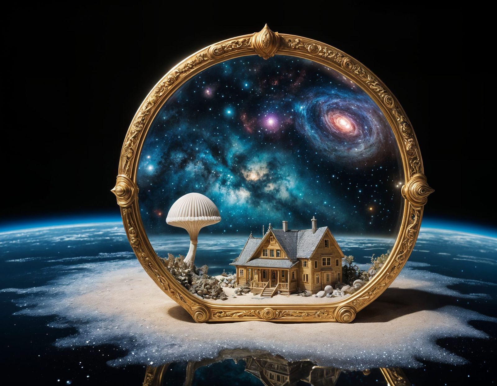 Just an insignificant speck of dust in the universe  by @KBunny001