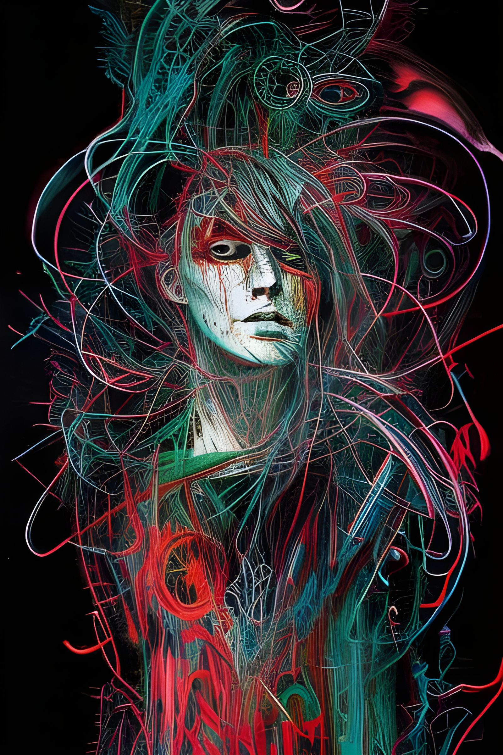 Vampire, ancient, handsome, horror, portrait  by @Quintus Maksimus