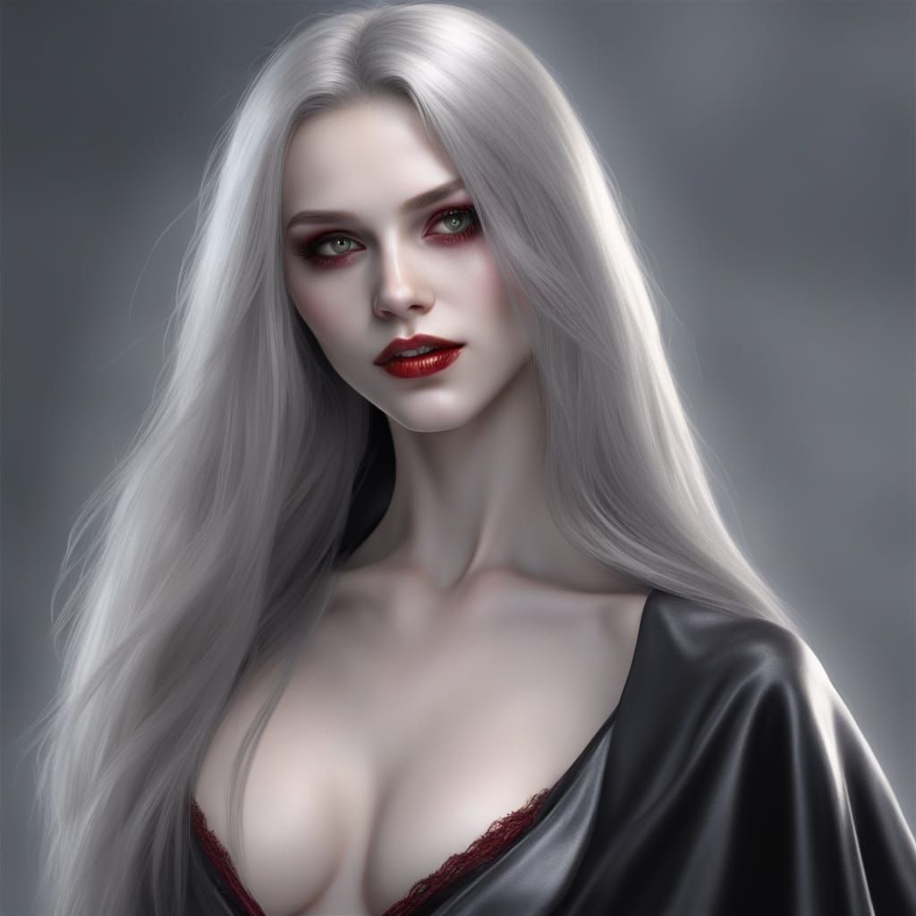 Red eyed vampire beauty #1