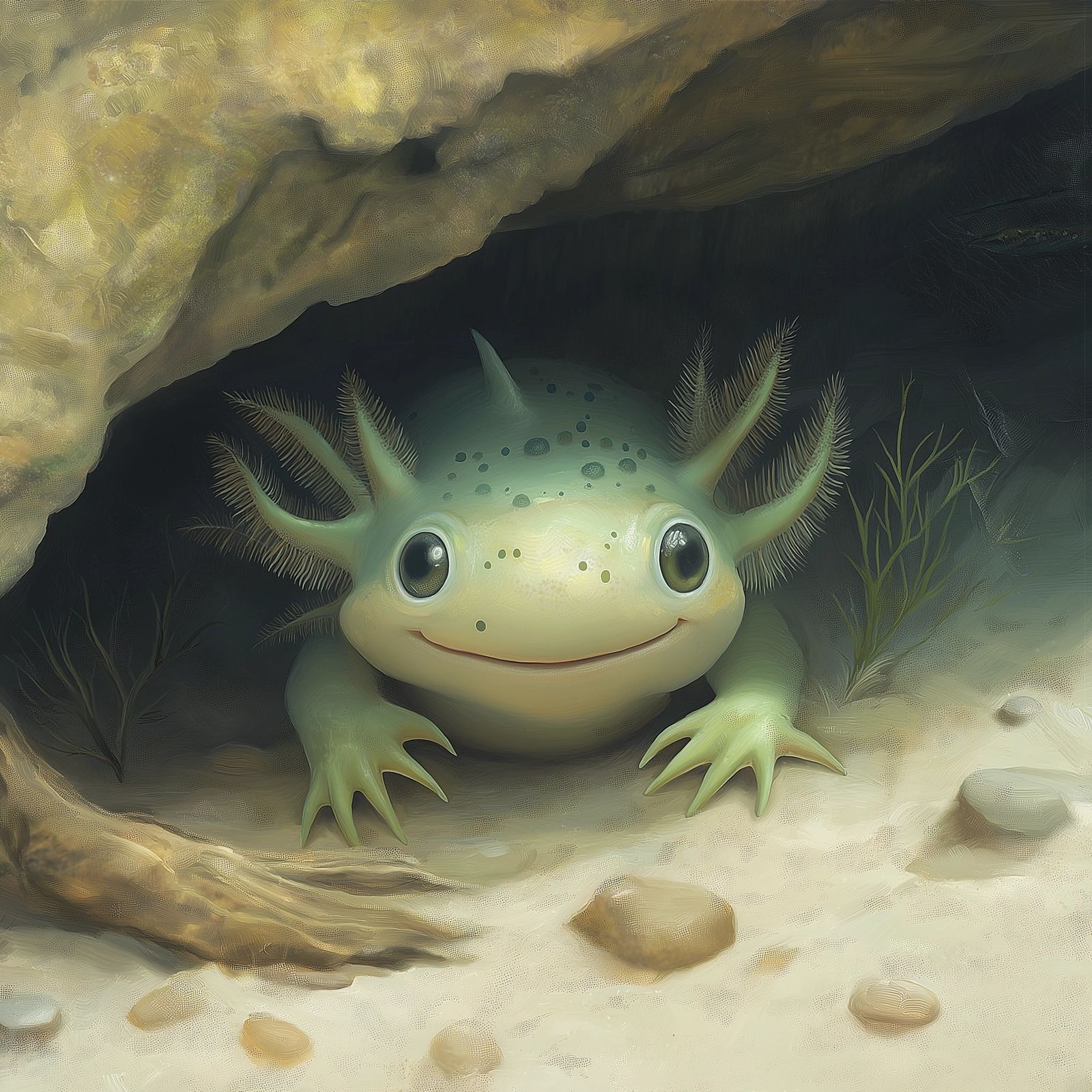 Percy, the Axolotl, says hello!