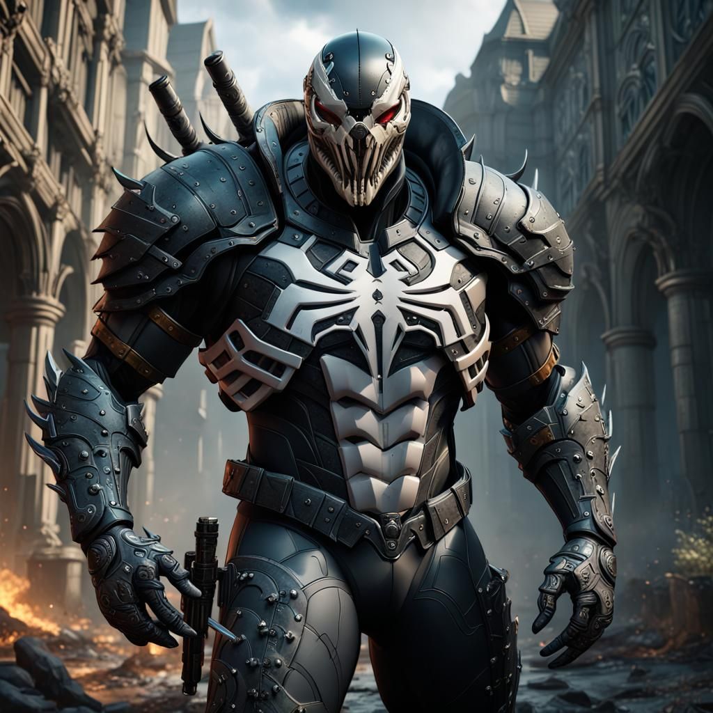 Agent Venom Witcher Armored - AI Generated Artwork - NightCafe Creator