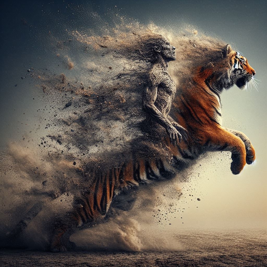 man & beast