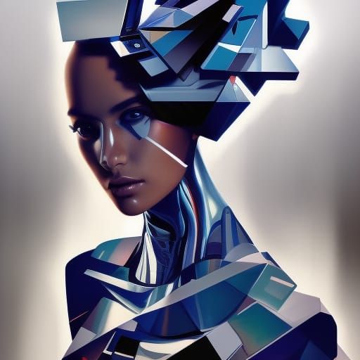 Futuristic fashion is cubic  by @Erik Lindgren