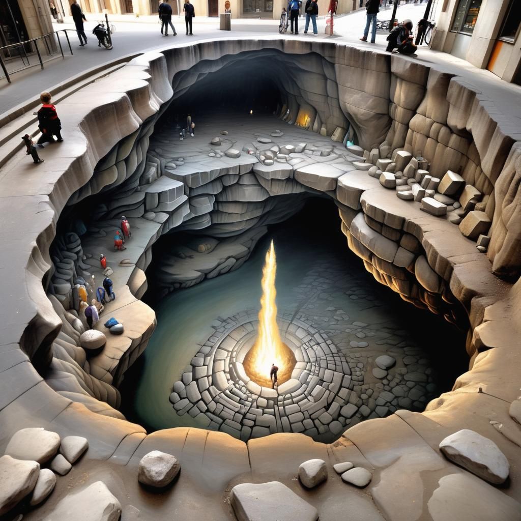 Unreal Chalk Art