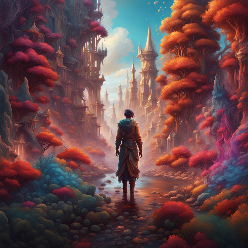 colorful illustration of a person