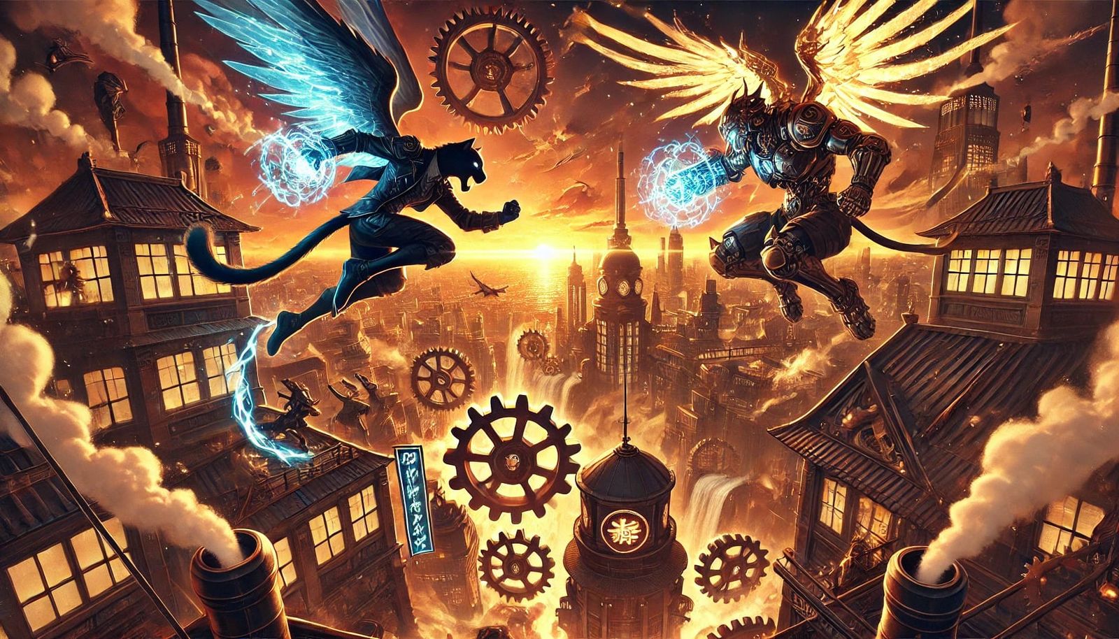 Clash Above the Gearspire