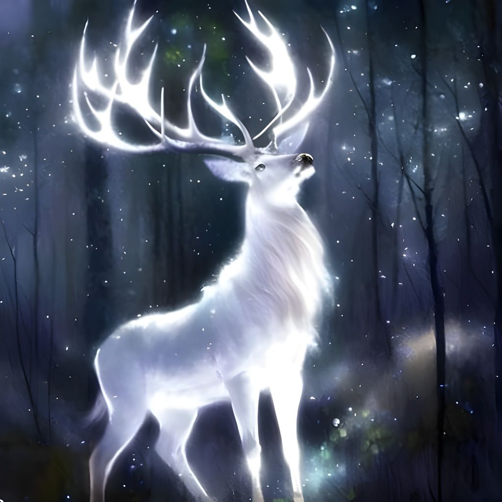 The White Stag  by @Gazelli