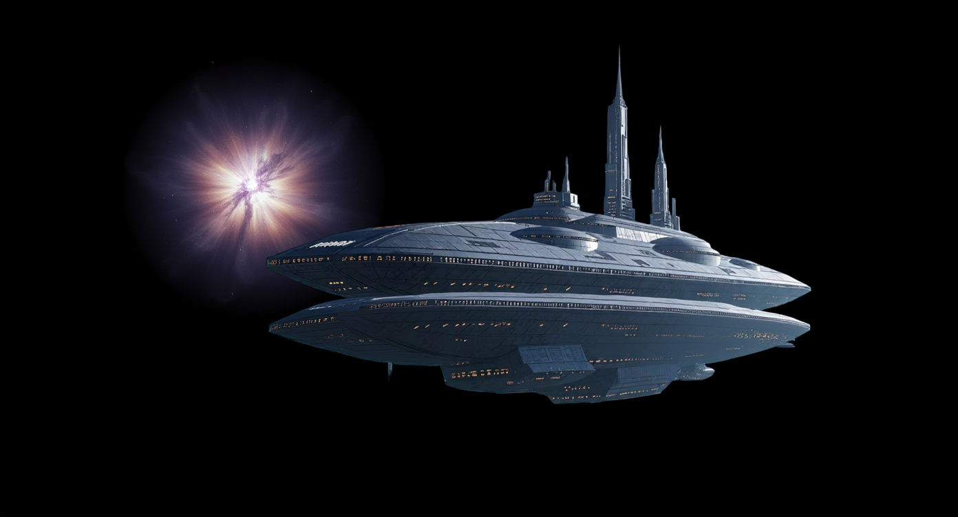 A generational star ship