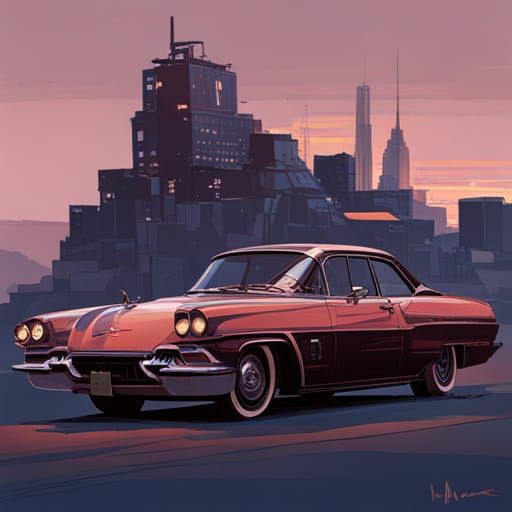 Classic Car By Syd Mead and Ian McQue