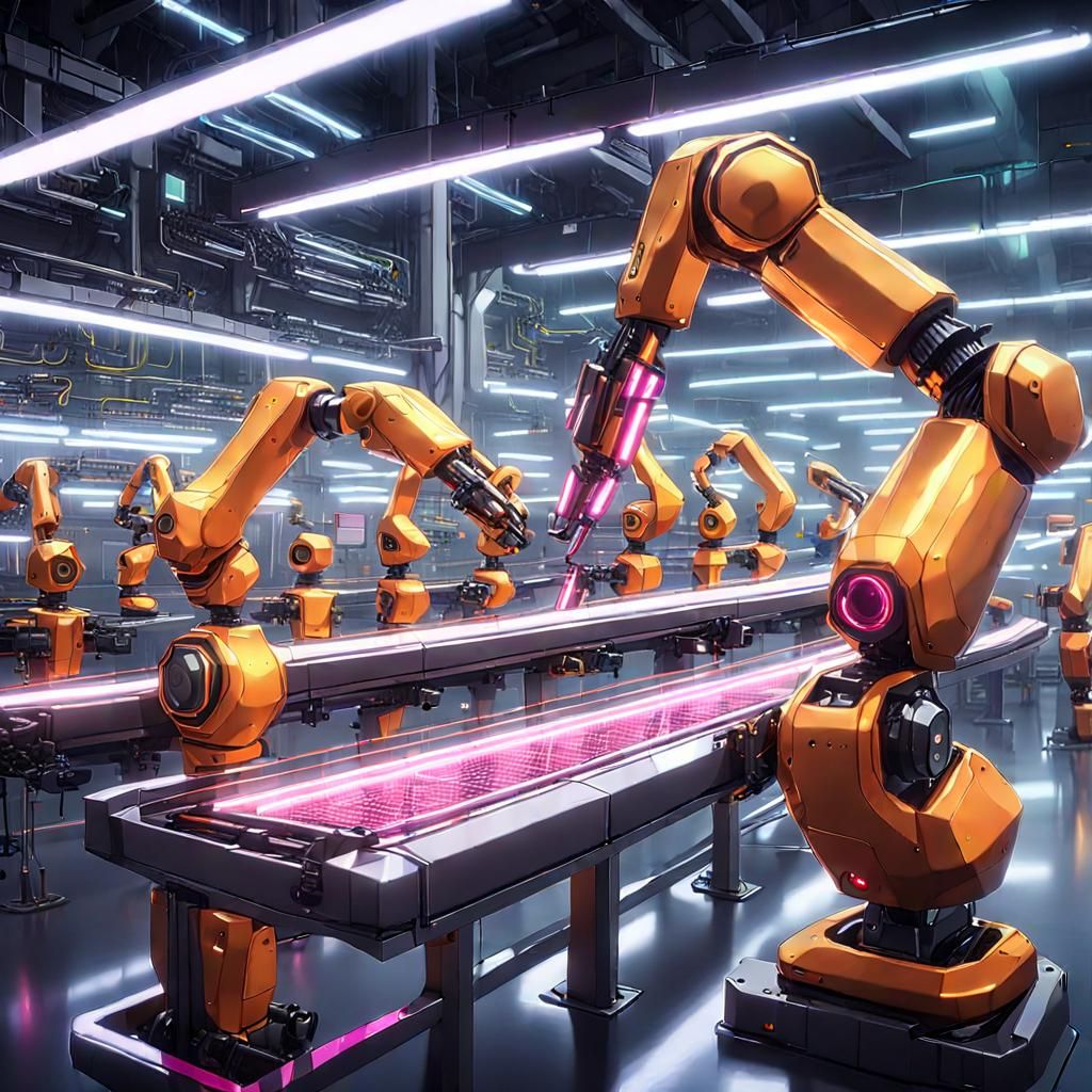You are tasked with illustrating a scene in a high-tech, fut...
