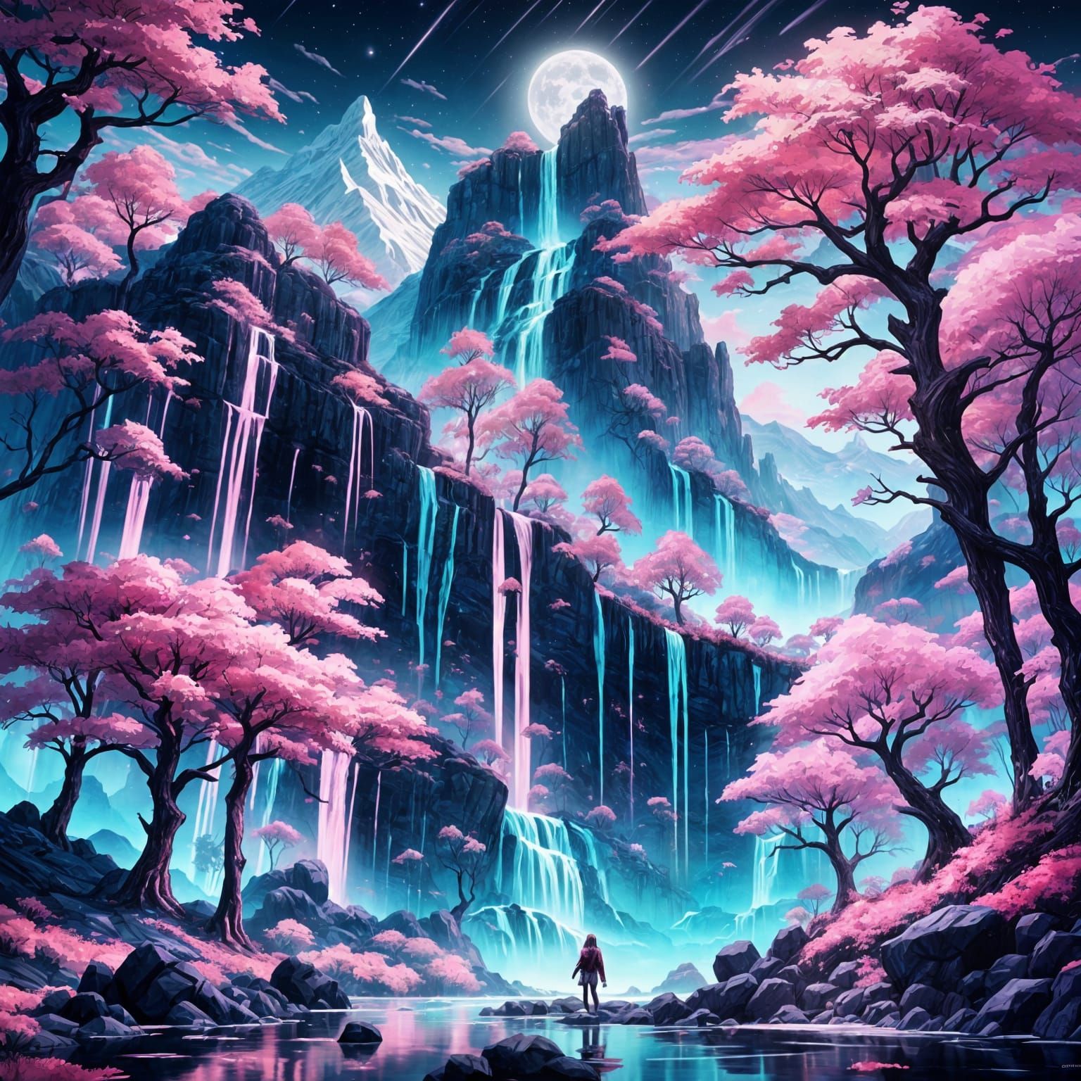 Dreamlike Neo Landscape   by @Silverixx