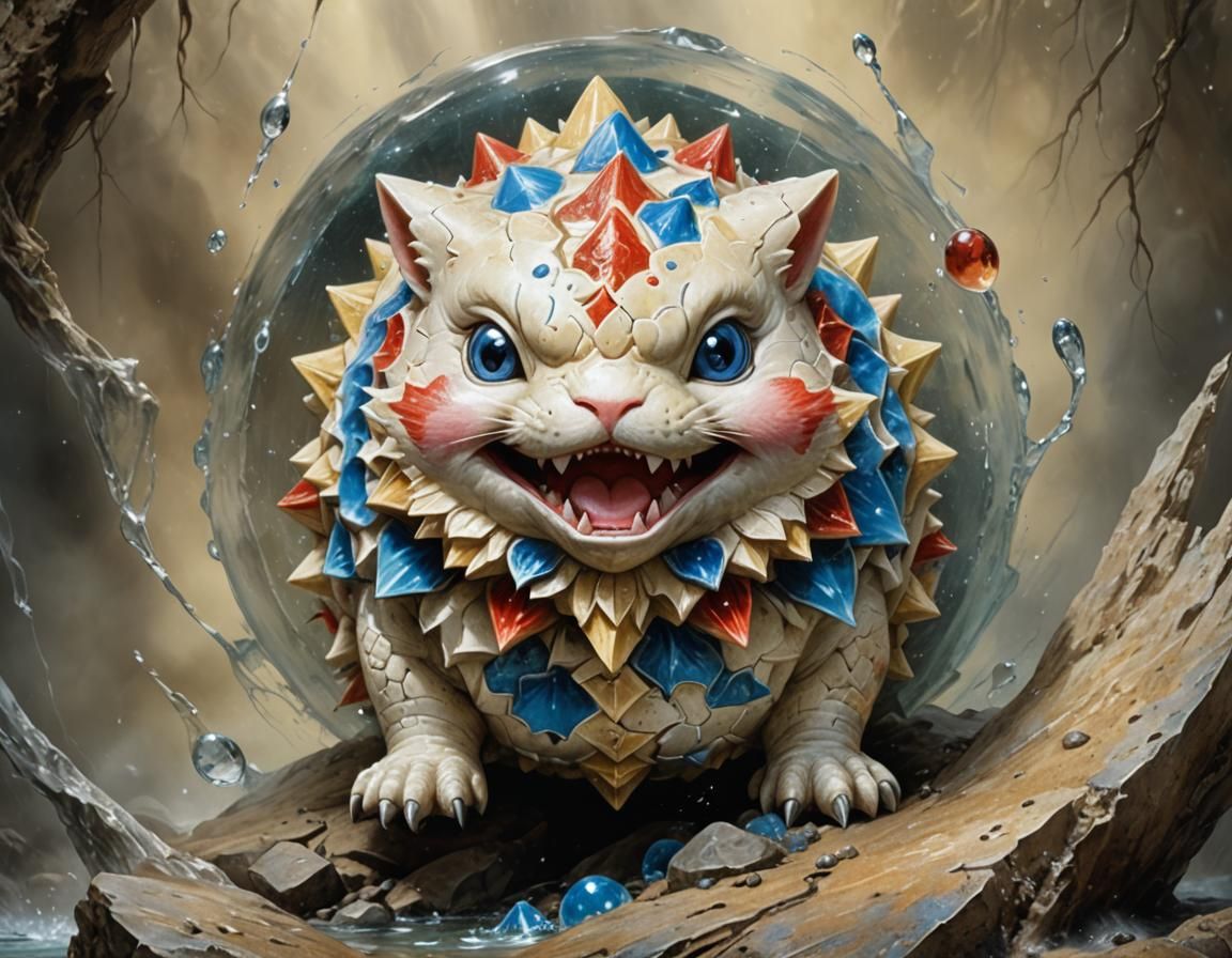 heavily textured realistic togepi - AI Generated Artwork - NightCafe ...