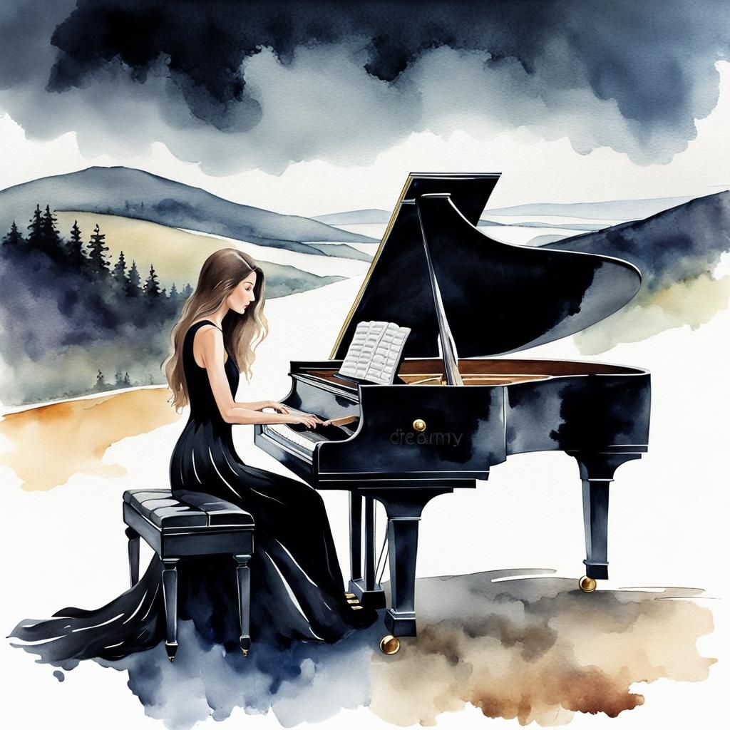 I played the piano more when I was sad II