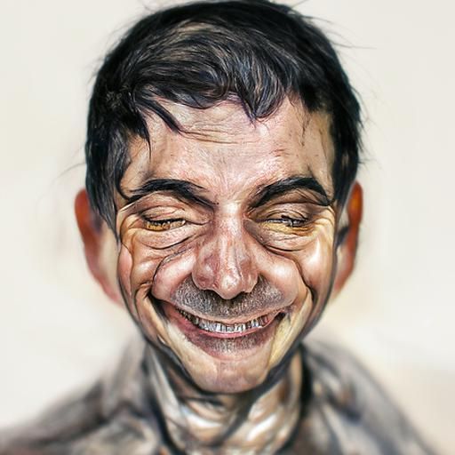 Portrait of Mr. Bean V - AI Generated Artwork - NightCafe Creator