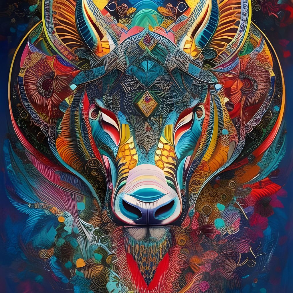 Cow Collage  by @Prettysleepy Art