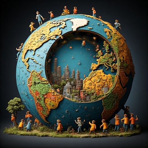 Once upon a time the world was round