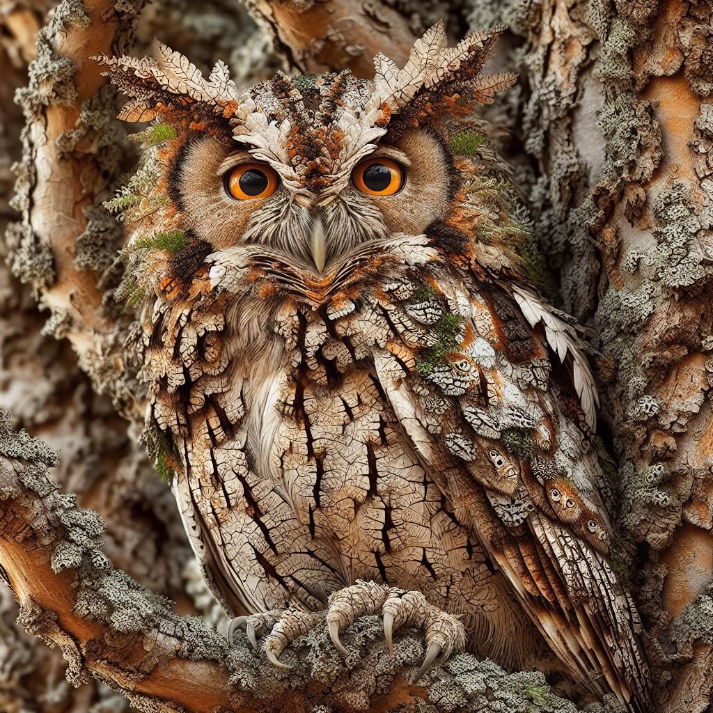 Owl Camouflage  by @Tyrion-Mioki