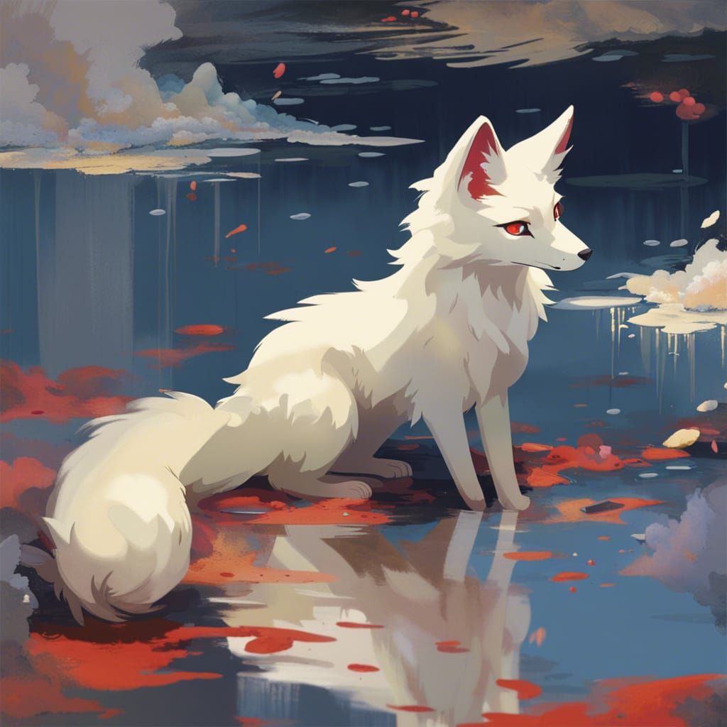 Kitsune 狐 - AI Generated Artwork - NightCafe Creator