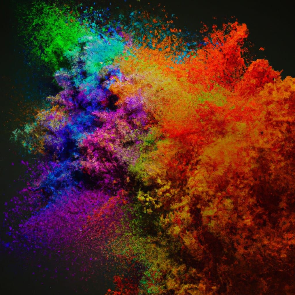 Multi-colored sand