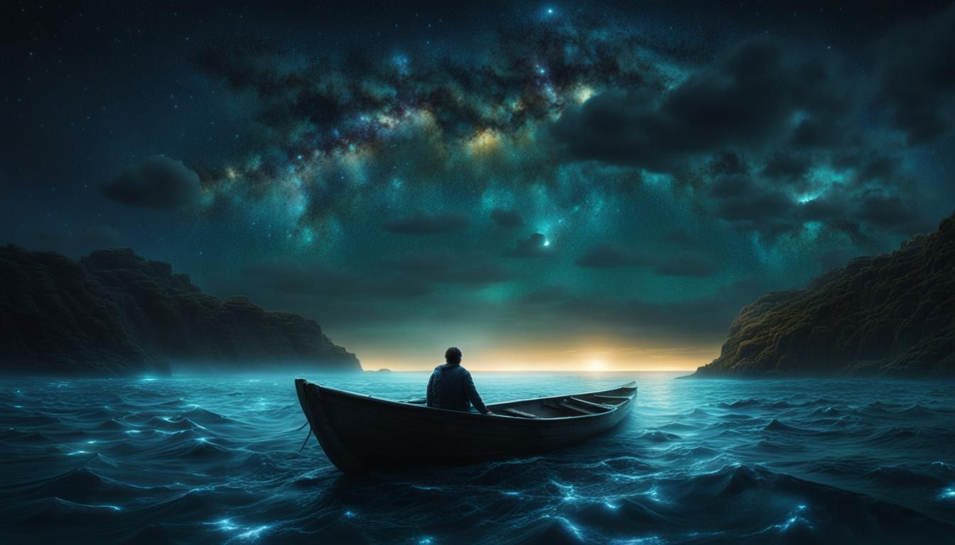 Sailing under the Stars - AI Generated Artwork - NightCafe Creator