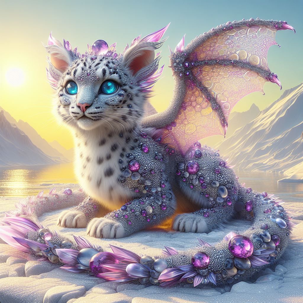 Winged Snow Leopard Hybrid 2