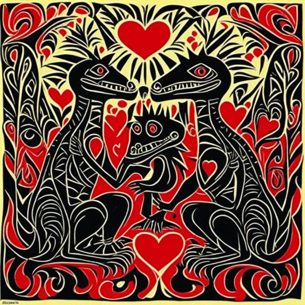 <lora:Jungle Juice:1.0> I lava you 