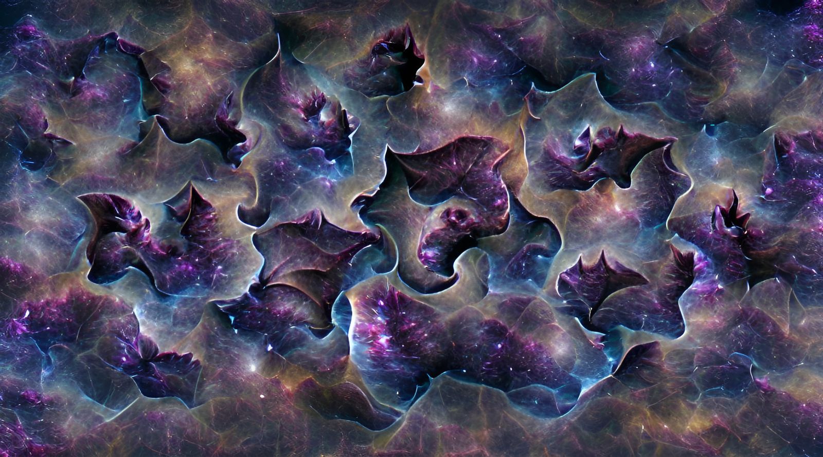Nebula fractal tessellation