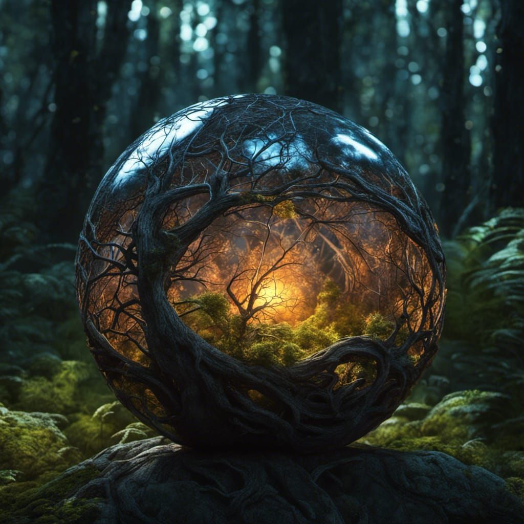 Inside out forest  by @CarineVP