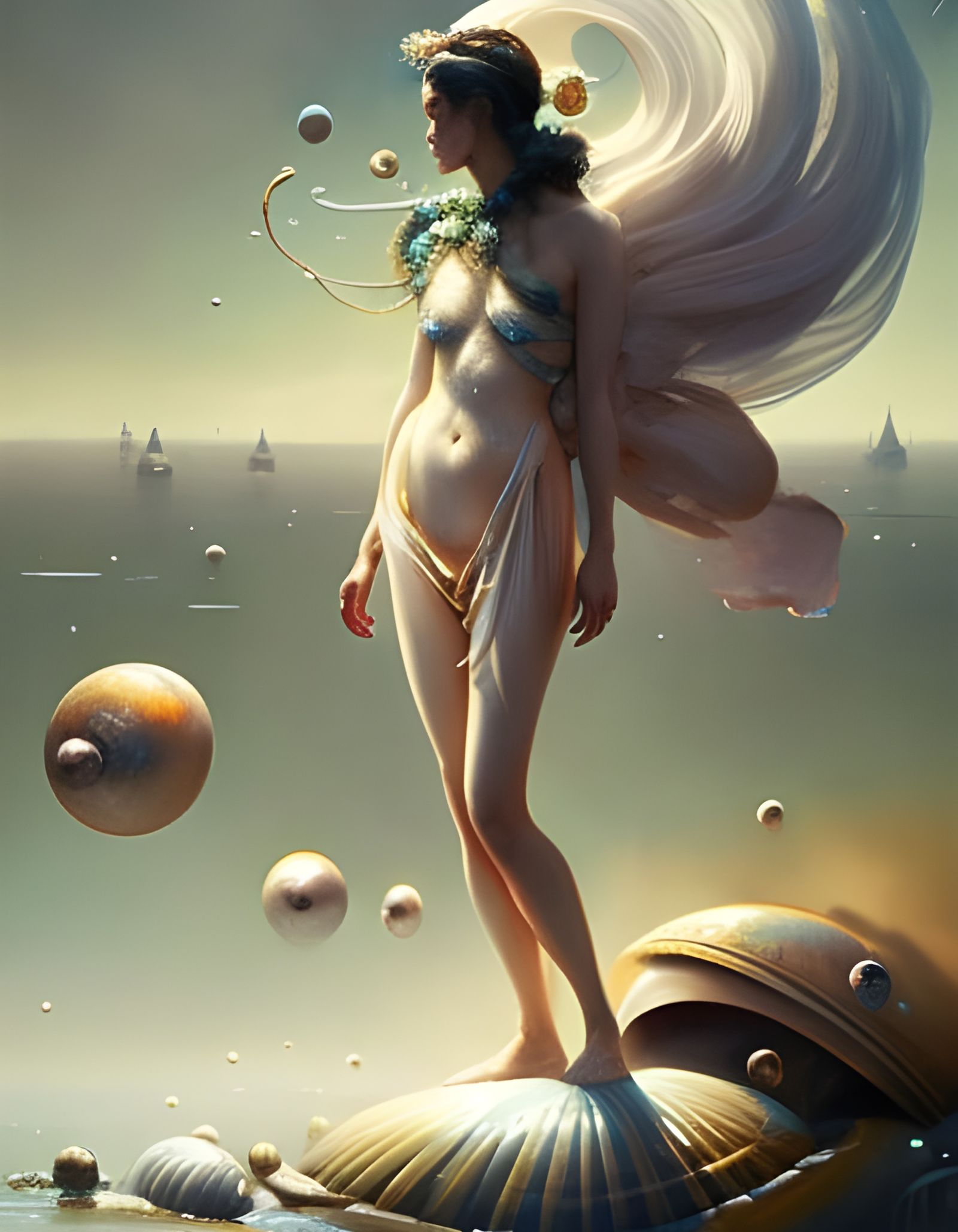 Botticelli’s new Venus   by @Emanuele Patti