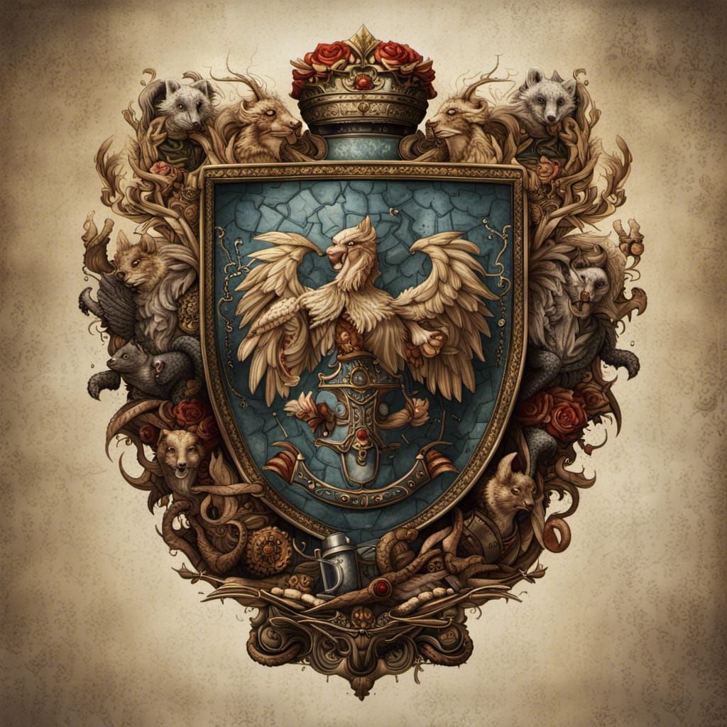 Family crest - AI Generated Artwork - NightCafe Creator