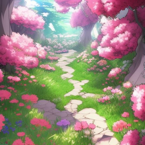 Secret flower garden