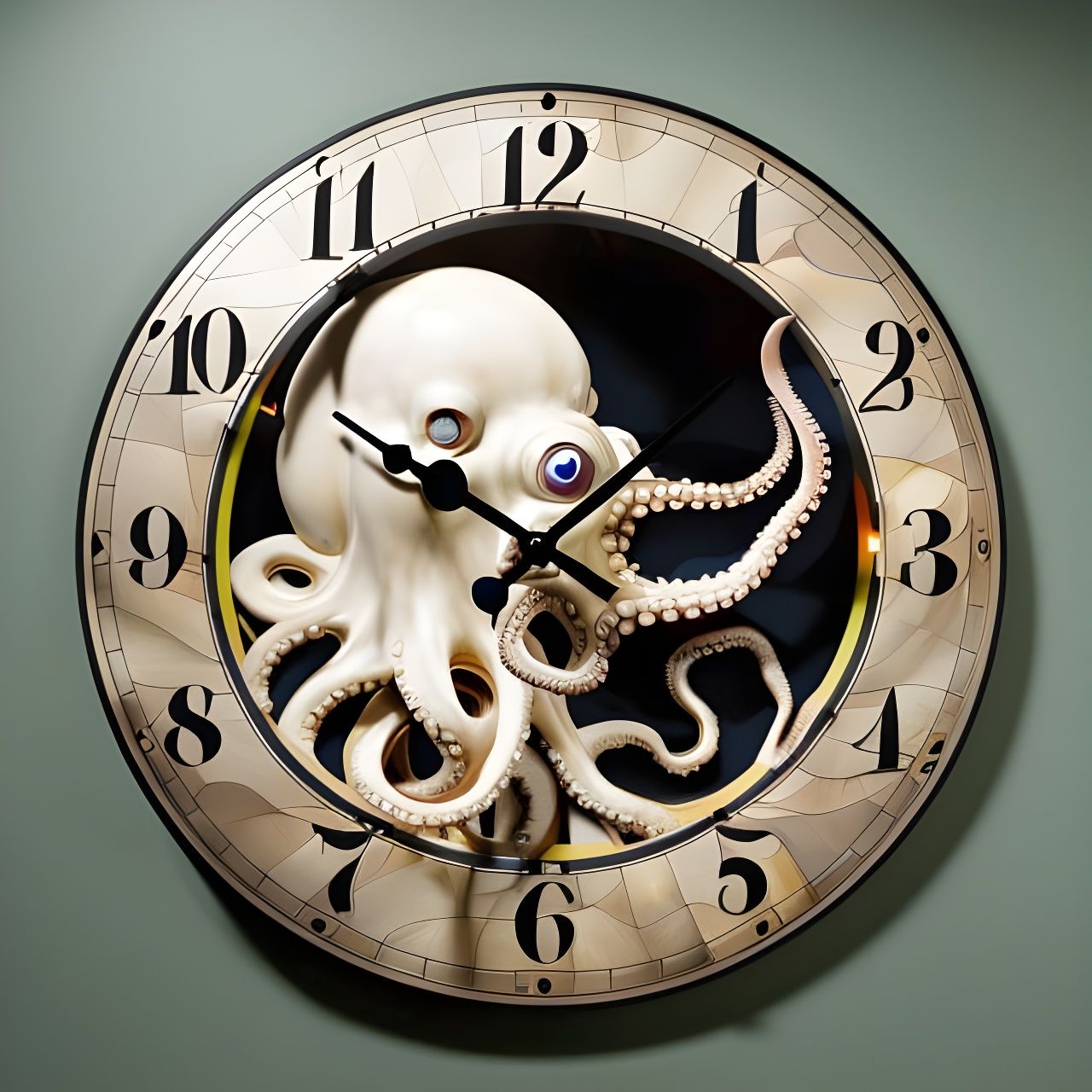 The Old Clocktopus  by @Art of Art