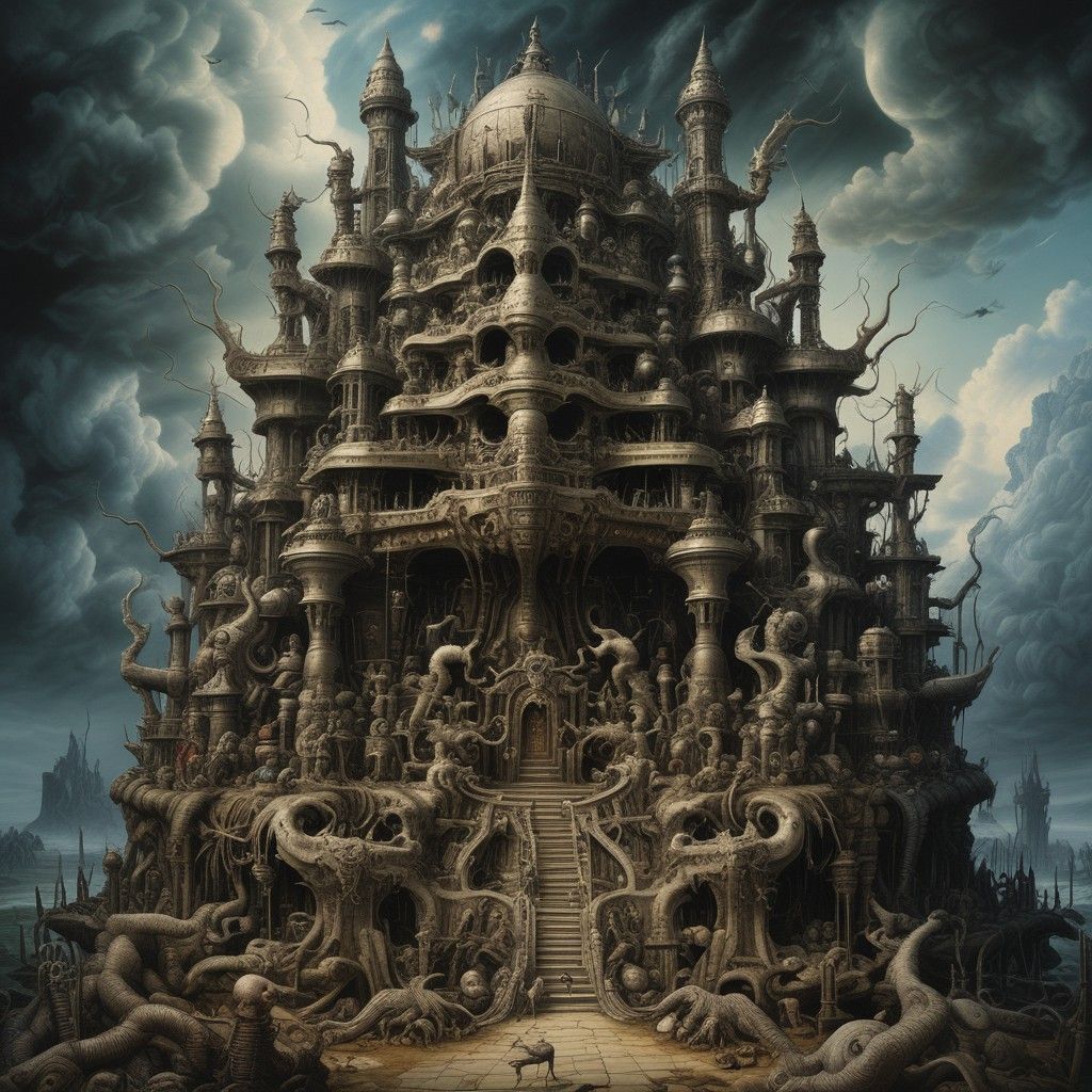 SURREAL MONSTER LANDSCAPE #3