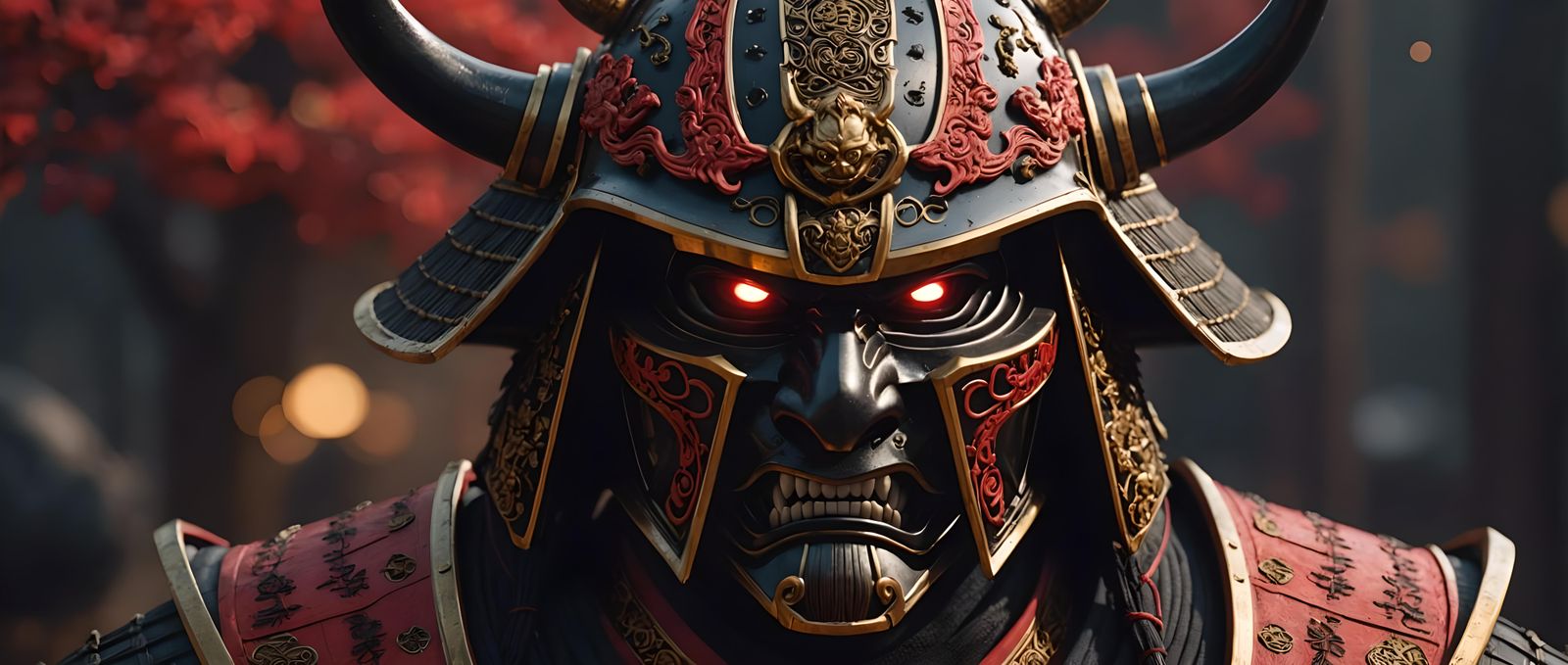 Mask of the Samurai  by @TinyGrownMan