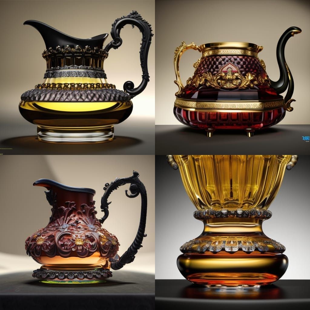 Teapots and Jugs AI Generated Artwork NightCafe Creator