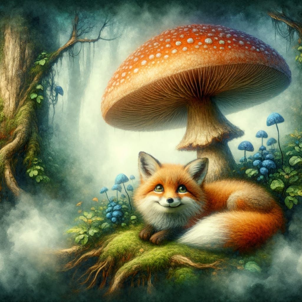 Tiny fox  by @Melva Pearce