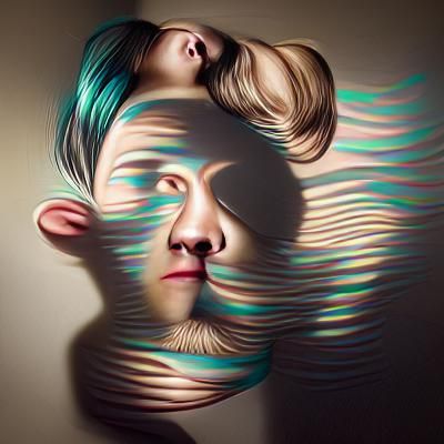 surreal portraits using projection