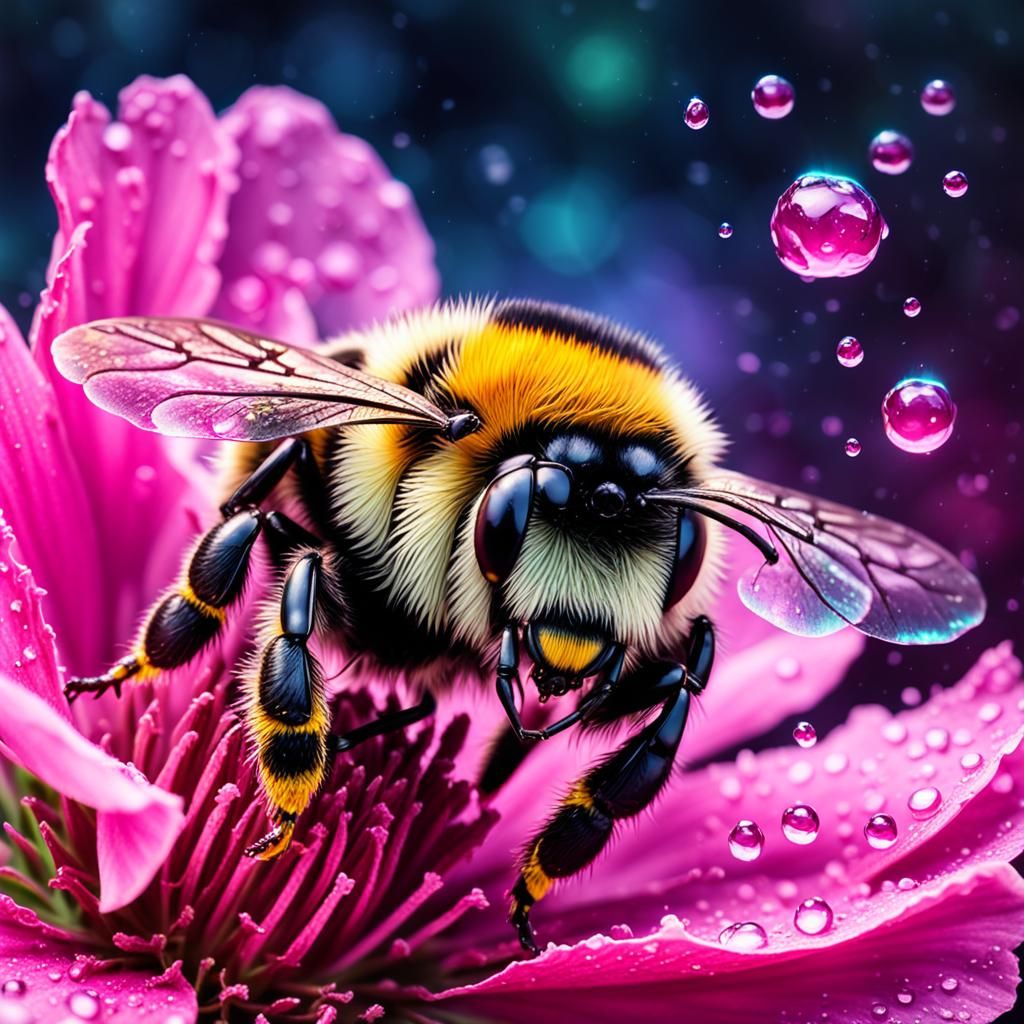 Busy bumble bee  by @Alyssa27