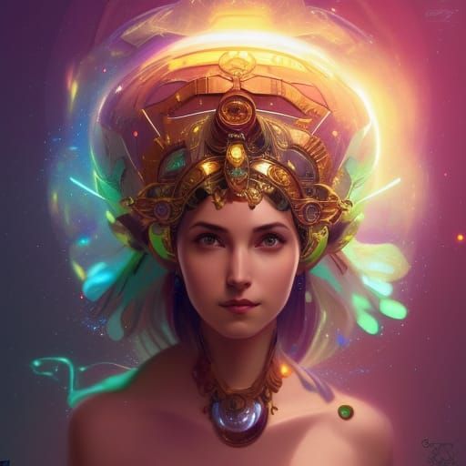 Cosmic Queen - AI Generated Artwork - NightCafe Creator