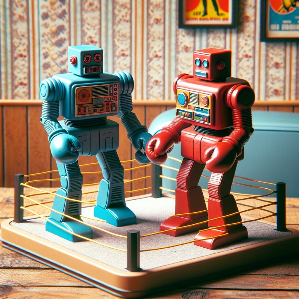 Rock em sock em robots