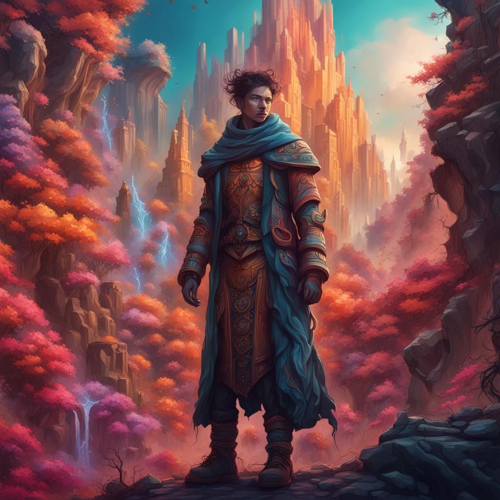 colorful illustration of a person