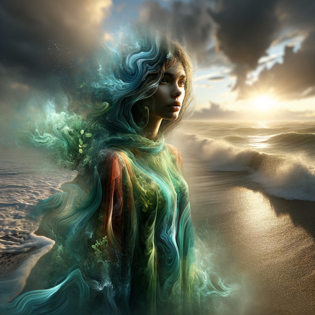 A Woman's Aquatic Transformation