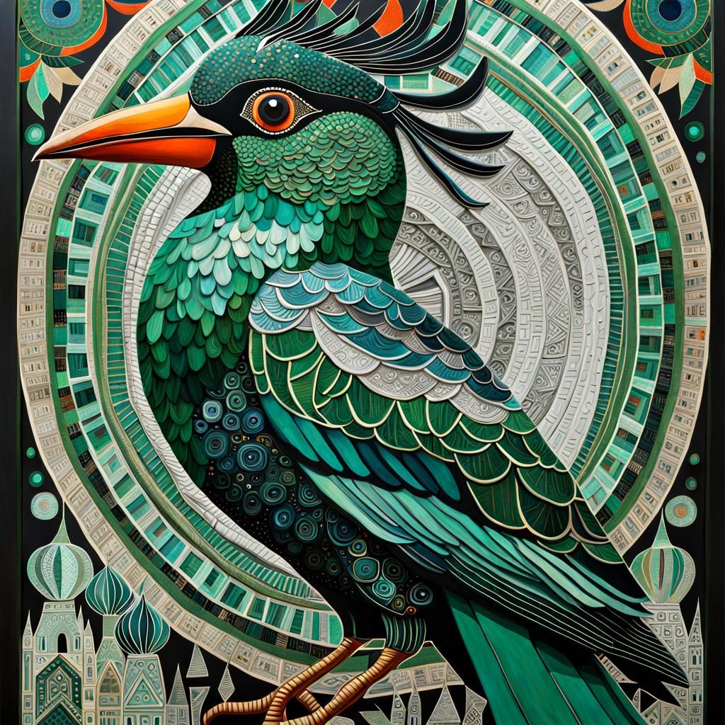 artwork in the style of Howard Finster, Ingrid Baars, Andrew...