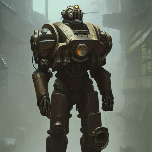 Dieselpunk Power Armor