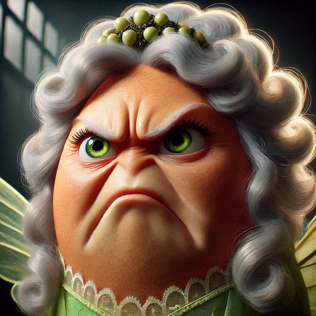 Fairytale Thumbelina Angry Egg