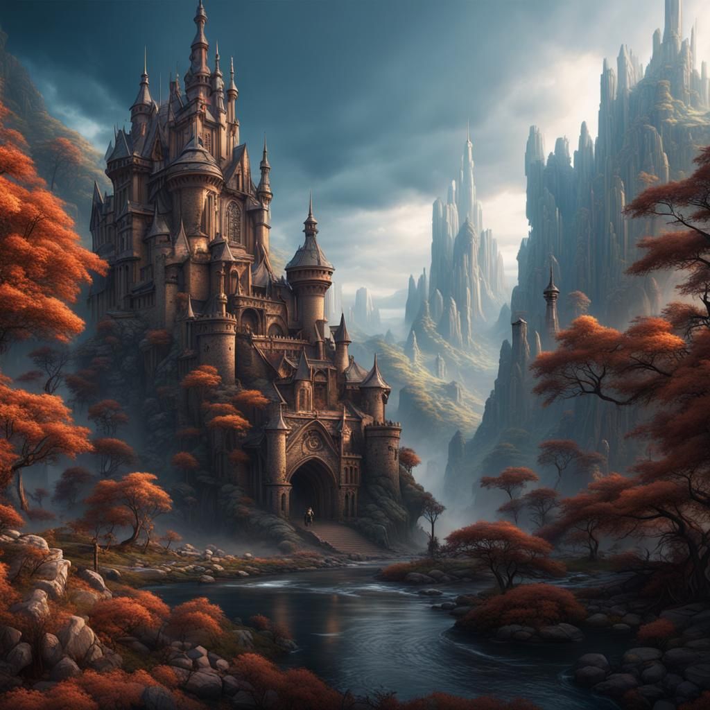 Harry Potter alternate universe castle - AI Generated Artwork ...