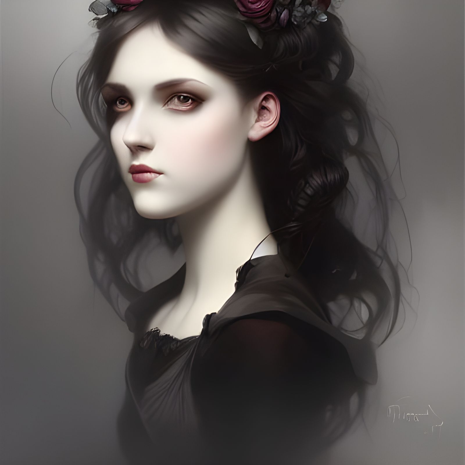 Lady Katherine - A Victorian Portrait - AI Generated Artwork ...