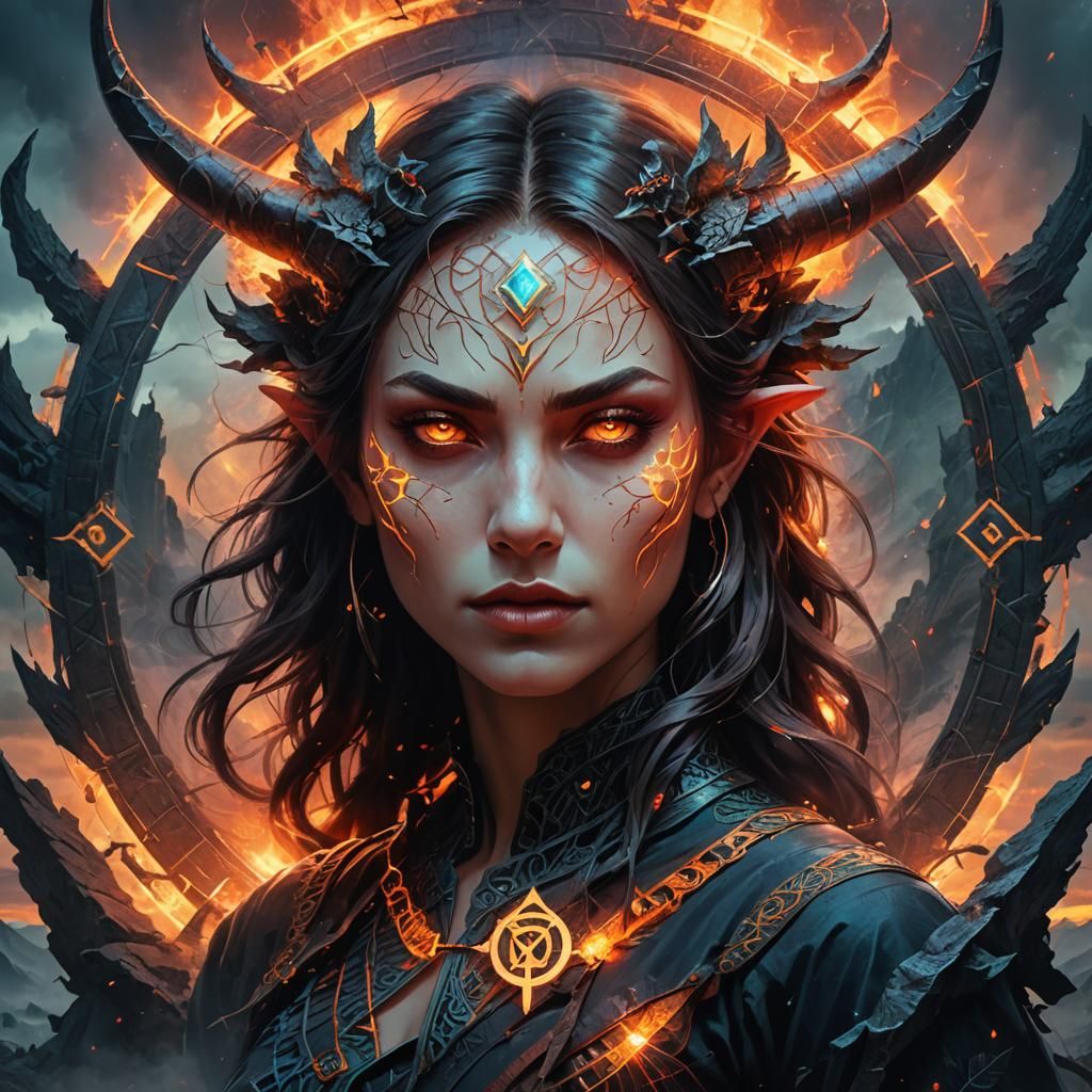 Demoness - AI Generated Artwork - NightCafe Creator