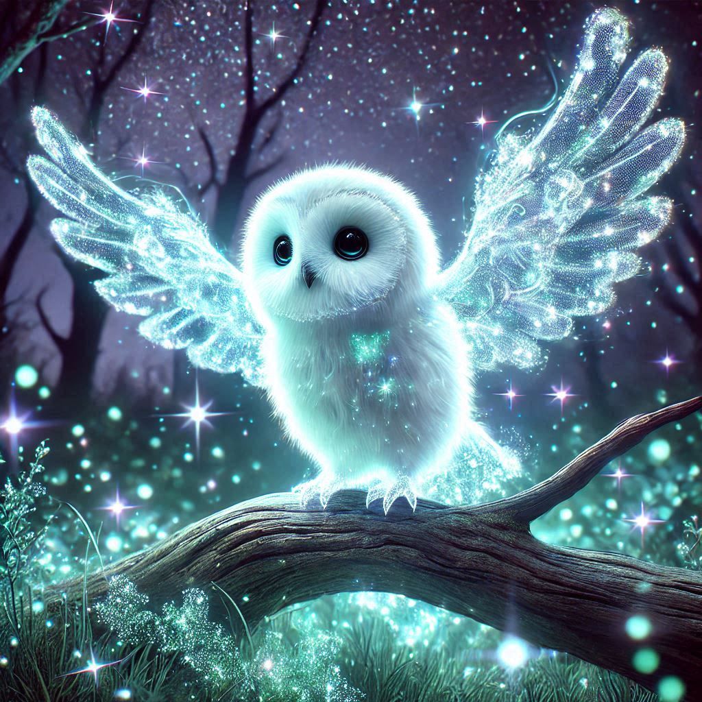 Frozen Owl  by @Margot