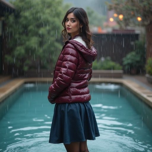 Swimming in the rain....